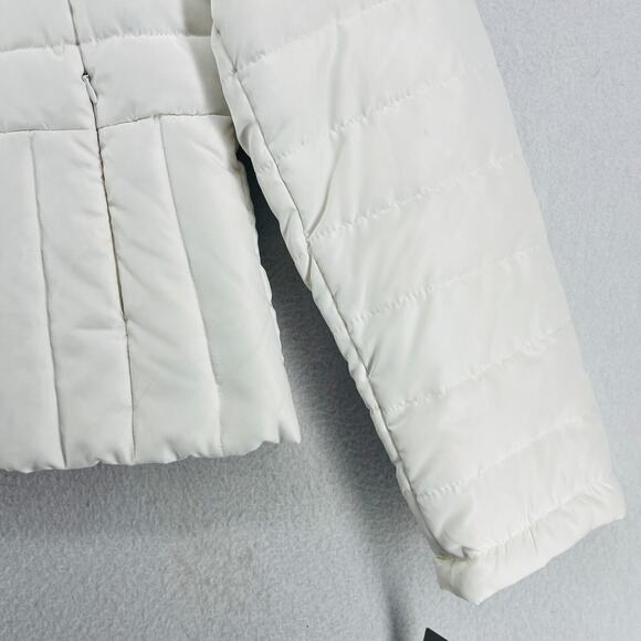 KENNETH COLE Jacket Womens M REACTION Quilted Puffer Down Insulated White NEW - Picture 9 of 15